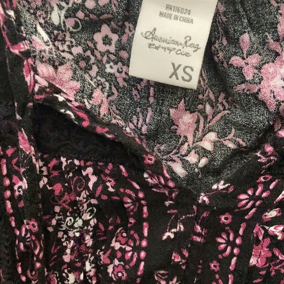 FINAL MARKDOWN Ladies’ American Rag Peasant-style Top (XS) - Picture 6 of 6